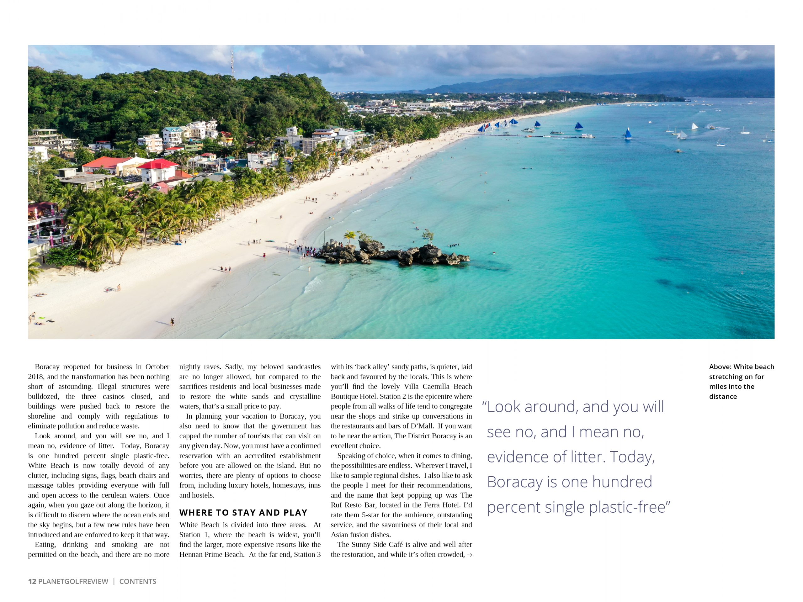 Boracay - Paradise Reclaimed for Planet Golf Review